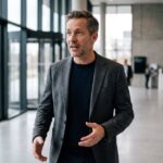 Célébrité homme : portrait d'un homme charismatique incarnant le statut d'icône masculine