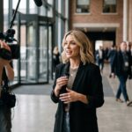 Vidéo célébrité : écran affichant des contenus de stars en streaming, ambiance moderne et épurée