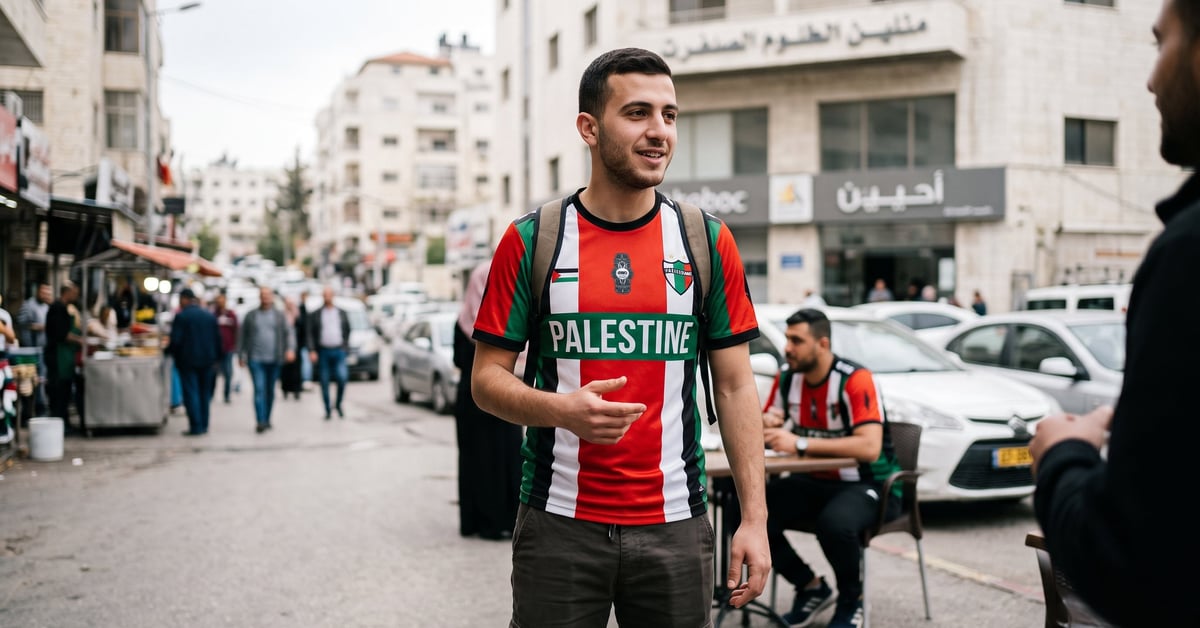 Maillot Palestine porté au quotidien entre sport, loisir et style contemporain