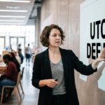 Illustration visuelle de la définition des utopies : une cité idéale lumineuse et ordonnée