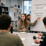 Illustration visuelle de la définition exponentielle en mathématiques