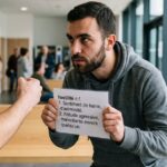 Hostilité définition : regard froid et tension entre deux personnes face à face