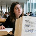 Péjorative définition : illustration éditoriale du concept linguistique en français
