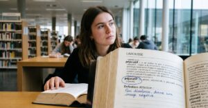 Péjorative définition : illustration éditoriale du concept linguistique en français